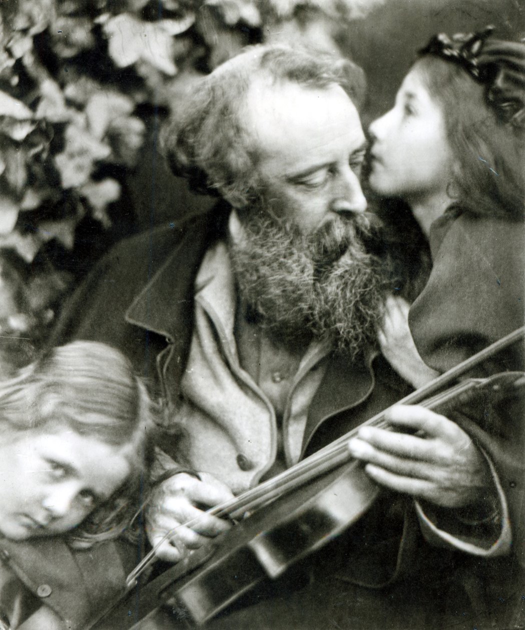 The Whisper of the Rose, et portrett av George Frederick Watts av Julia Margaret Cameron