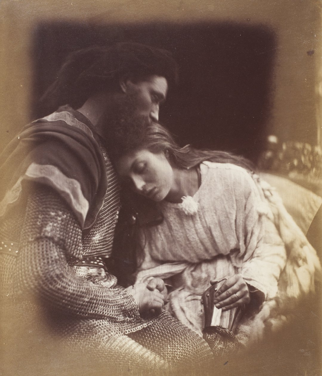 Avskjeden av Sir Lancelot og dronning Guinevere av Julia Margaret Cameron
