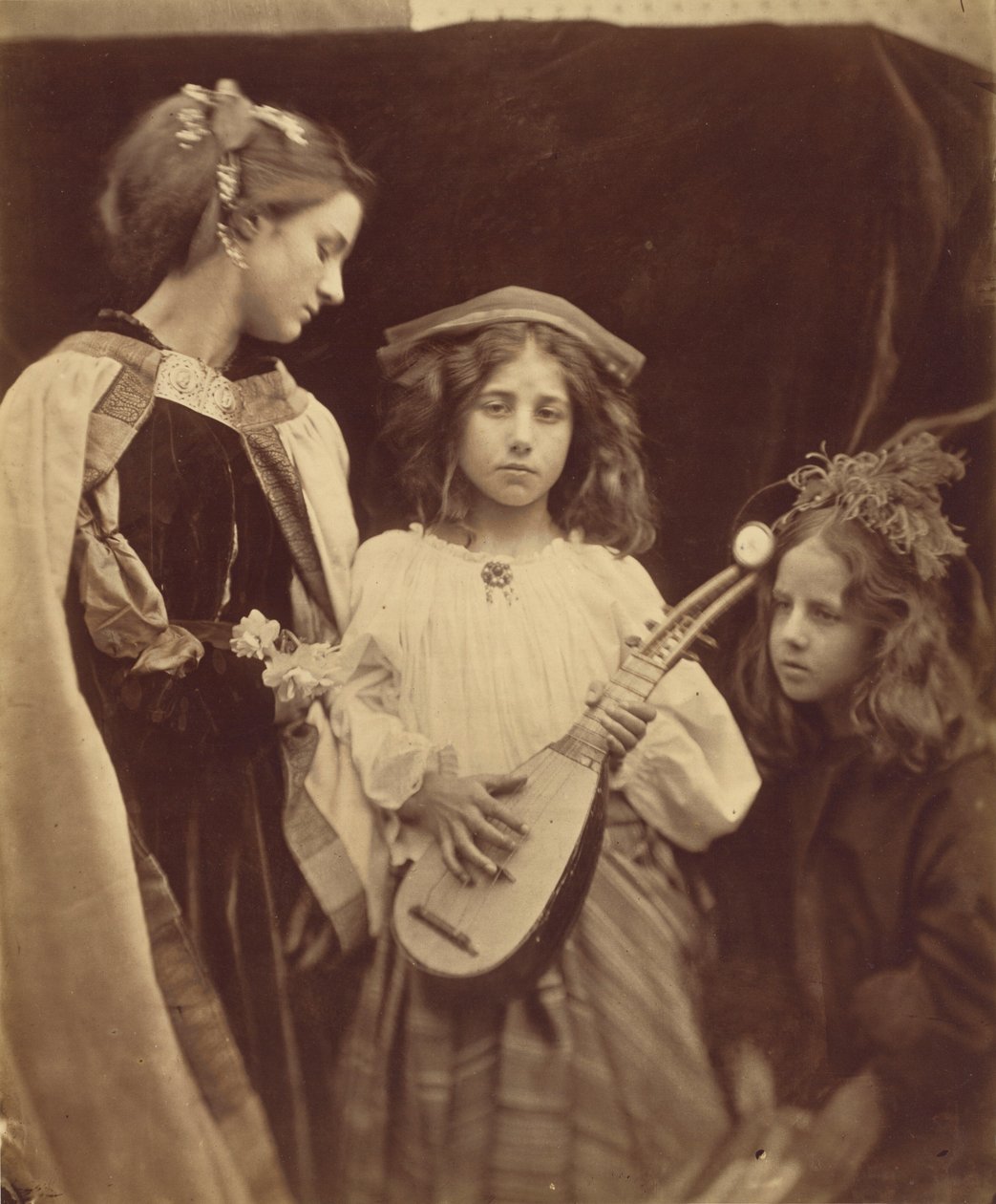 En gruppe minstreler av Julia Margaret Cameron