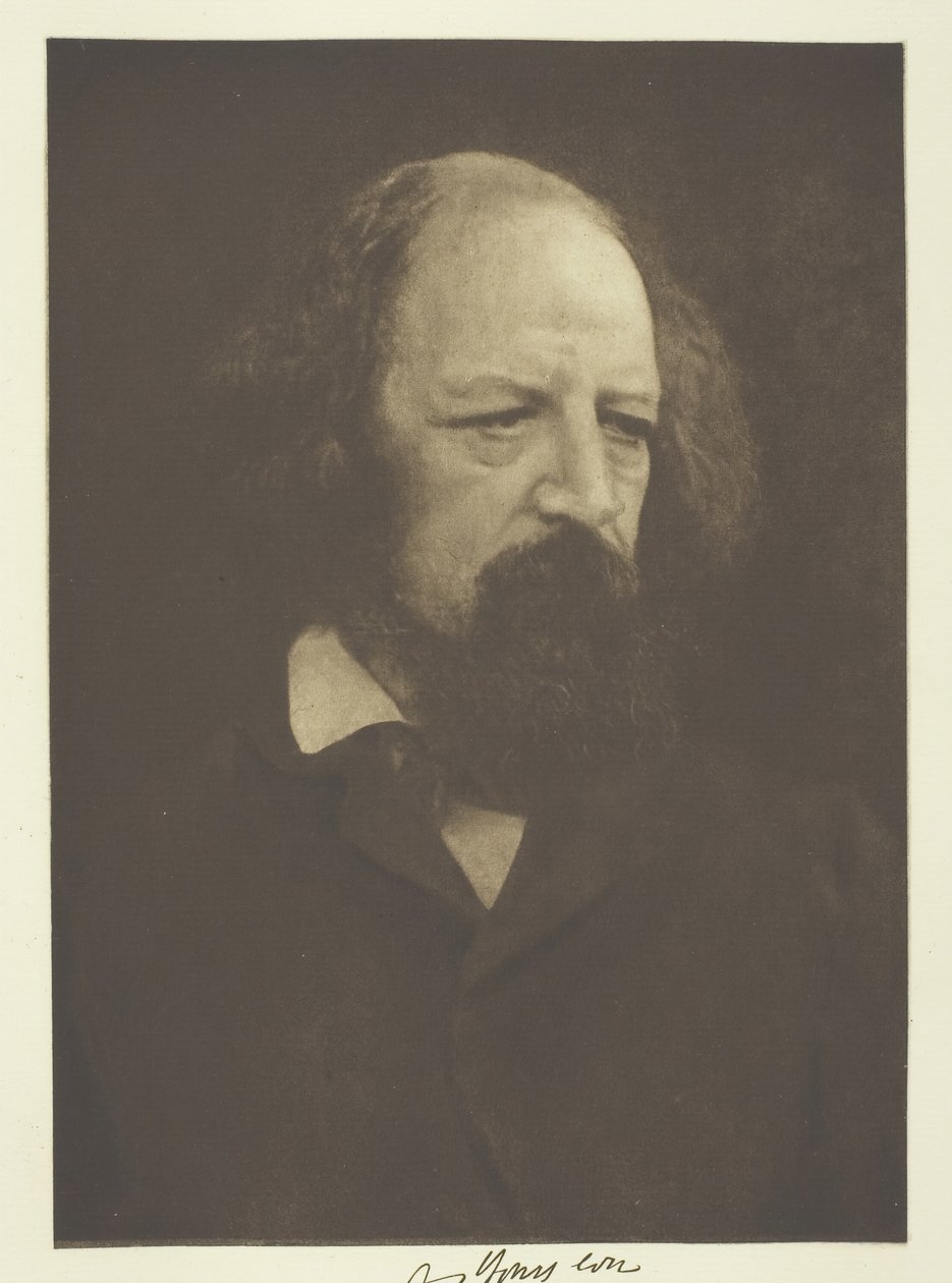 Alfred, Lord Tennyson, 1866, trykt ca. 1893. av Julia Margaret Cameron