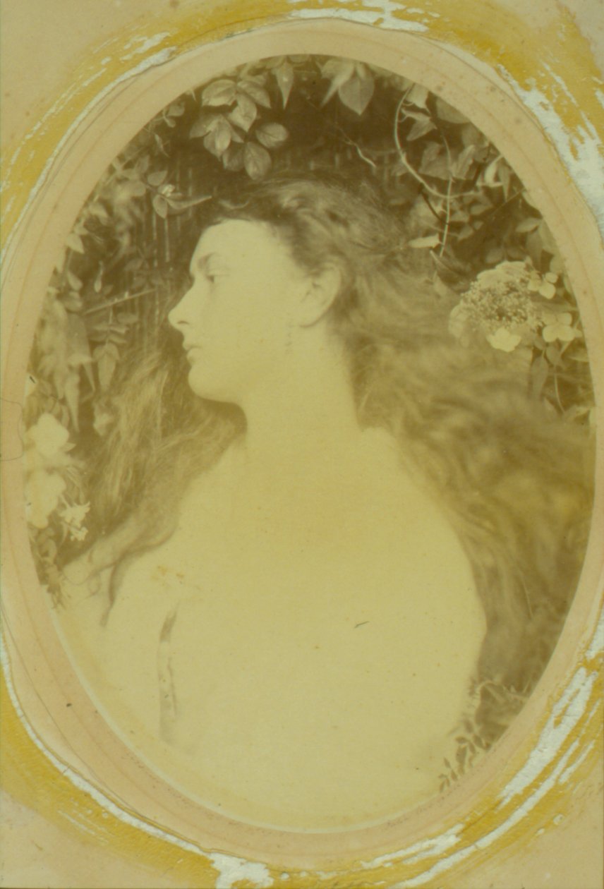 Althea (Alice Liddell), 1872 (albumtrykk) av Julia Margaret Cameron