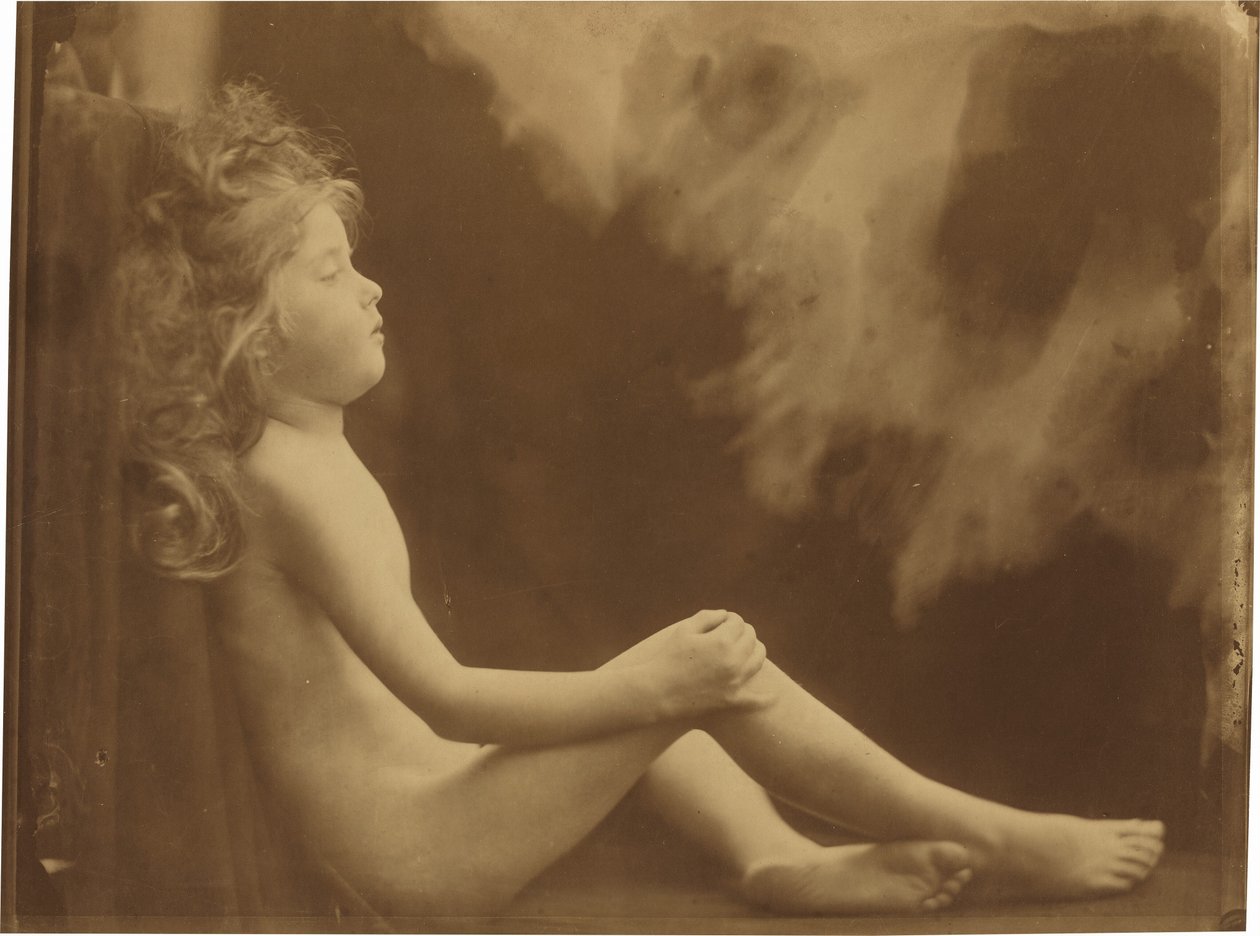 En engel uvinget av ditt ønske, 1873. av Julia Margaret Cameron