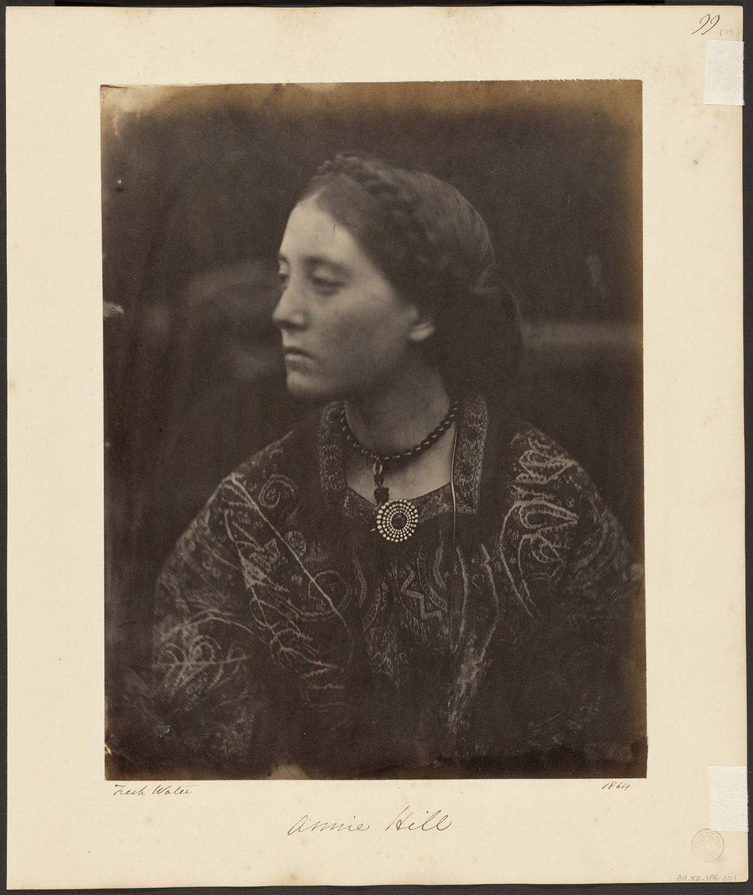 Annie Hill av Julia Margaret Cameron