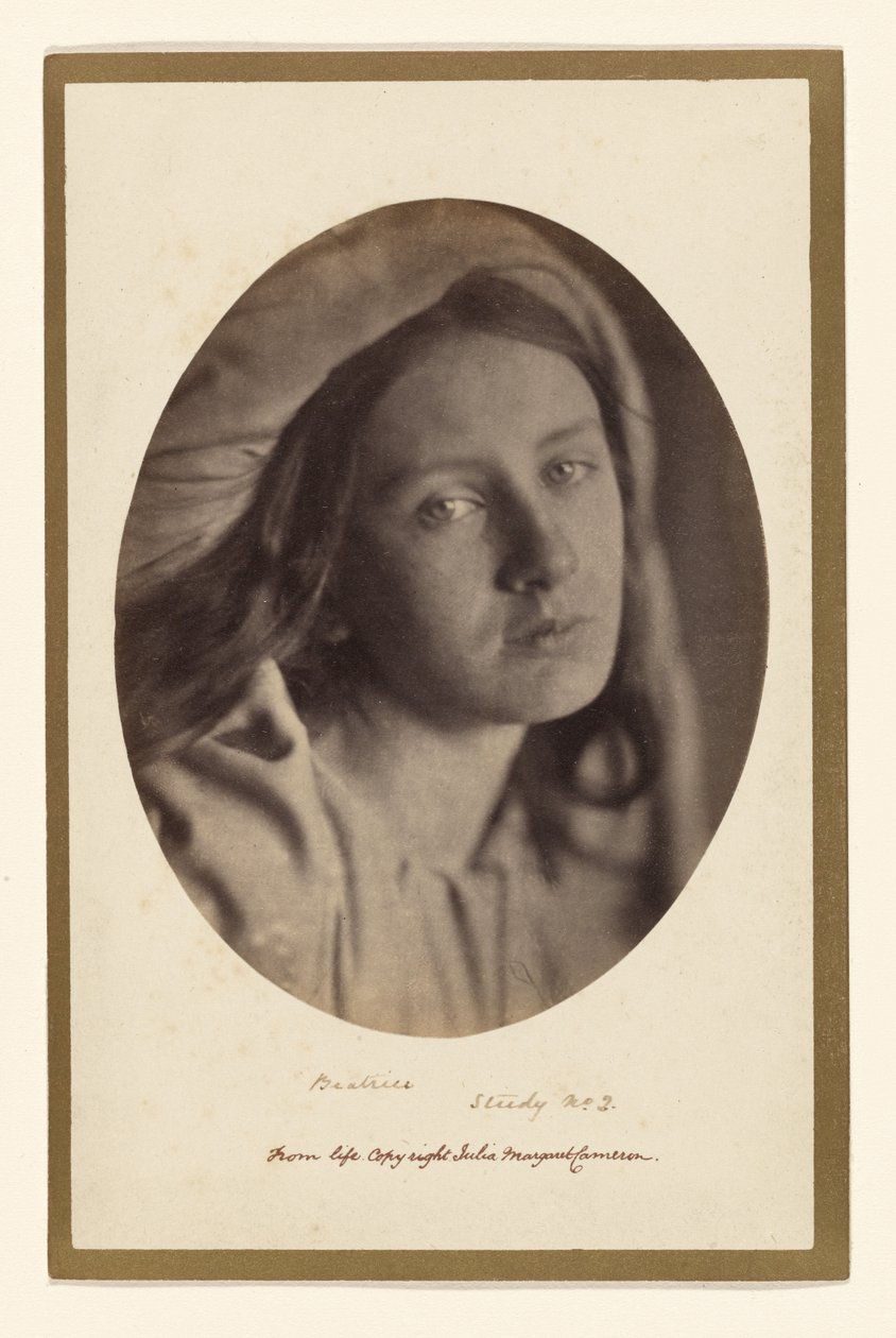 Beatrice, studie nr. 2 av Julia Margaret Cameron