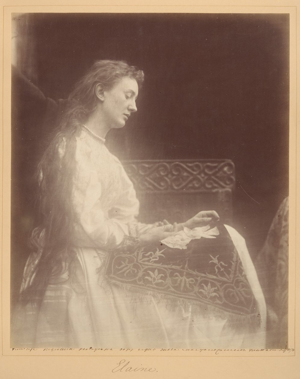 Elaine av Julia Margaret Cameron