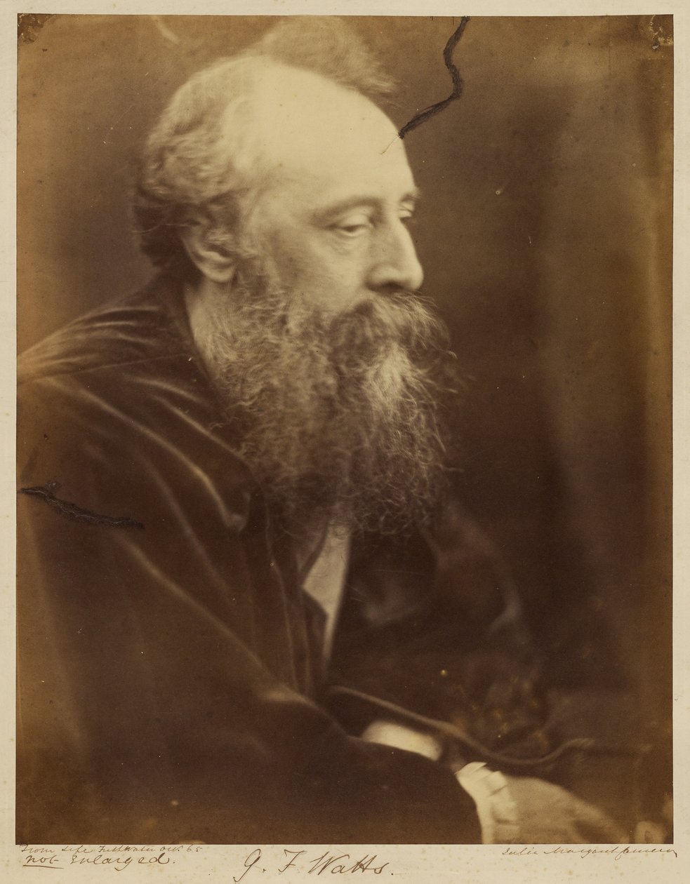 G. F. Watts av Julia Margaret Cameron