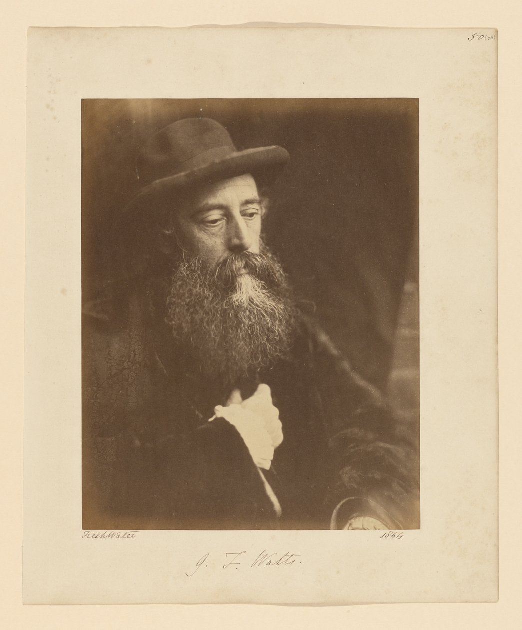 G. F. Watts av Julia Margaret Cameron