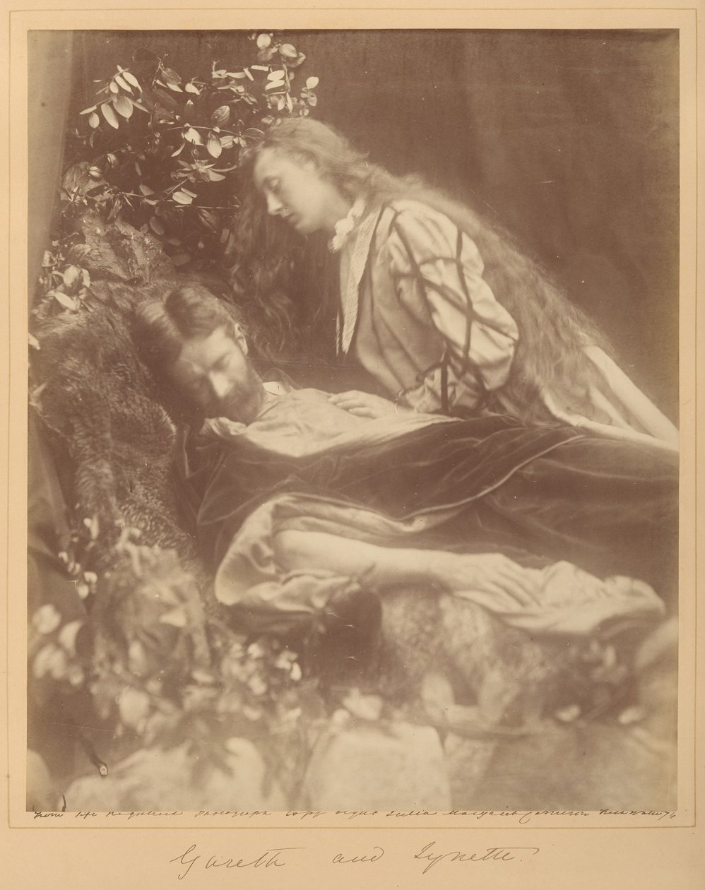 Gareth og Lynette av Julia Margaret Cameron