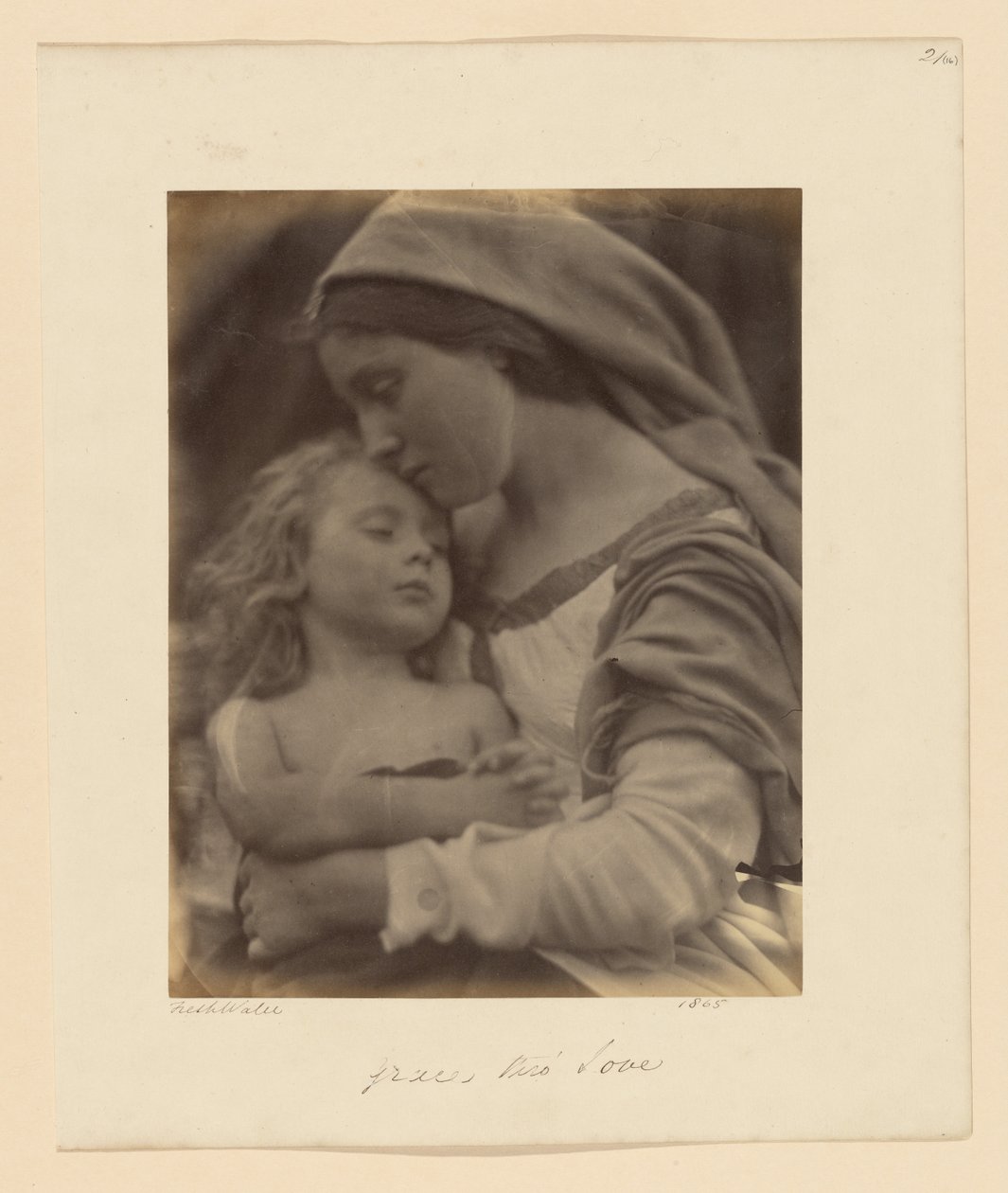 Nåde gjennom kjærlighet av Julia Margaret Cameron