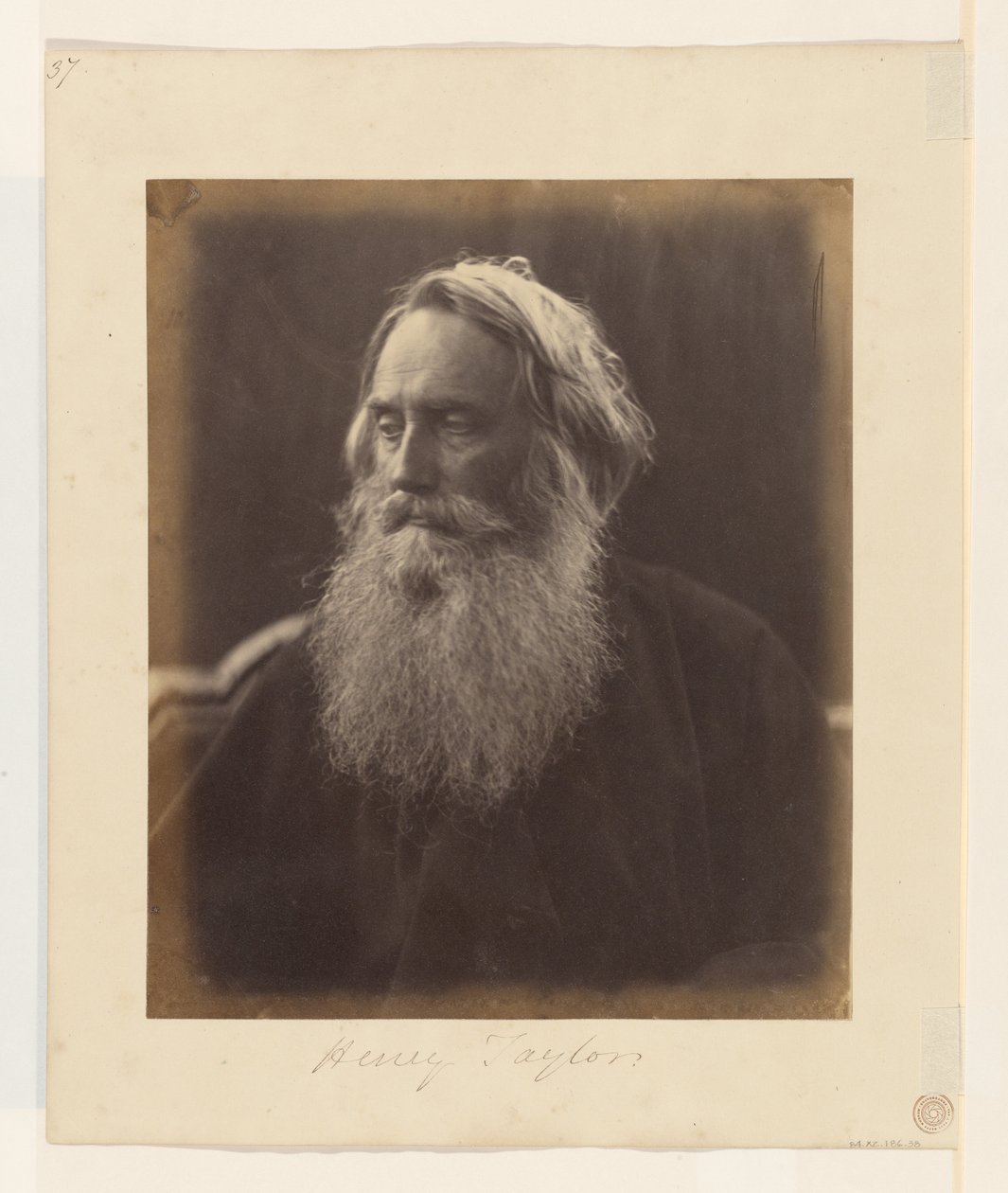 Henry Taylor av Julia Margaret Cameron