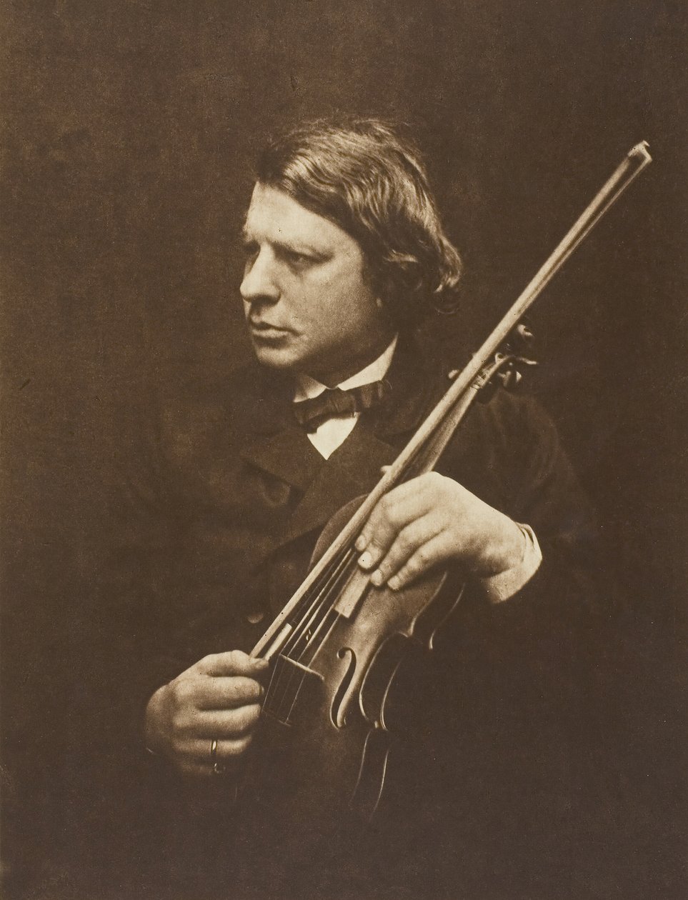 Herr Joseph Joachim, 1868, trykt 1875. av Julia Margaret Cameron