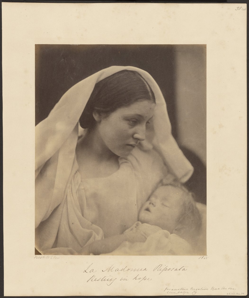 Den hvilende Madonna av Julia Margaret Cameron