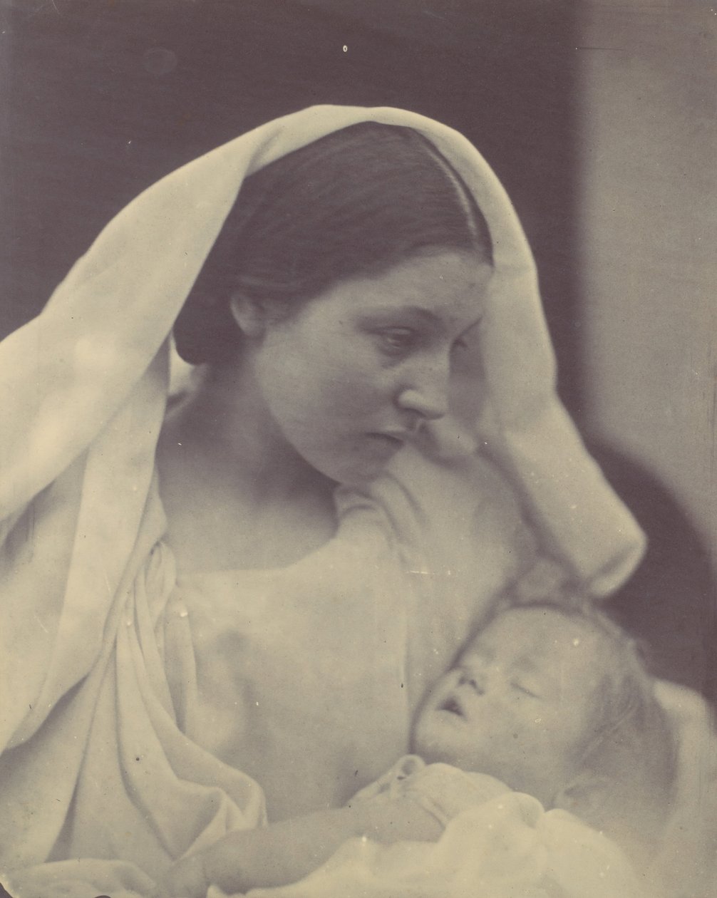 Den hvilende Madonna, 1864. av Julia Margaret Cameron