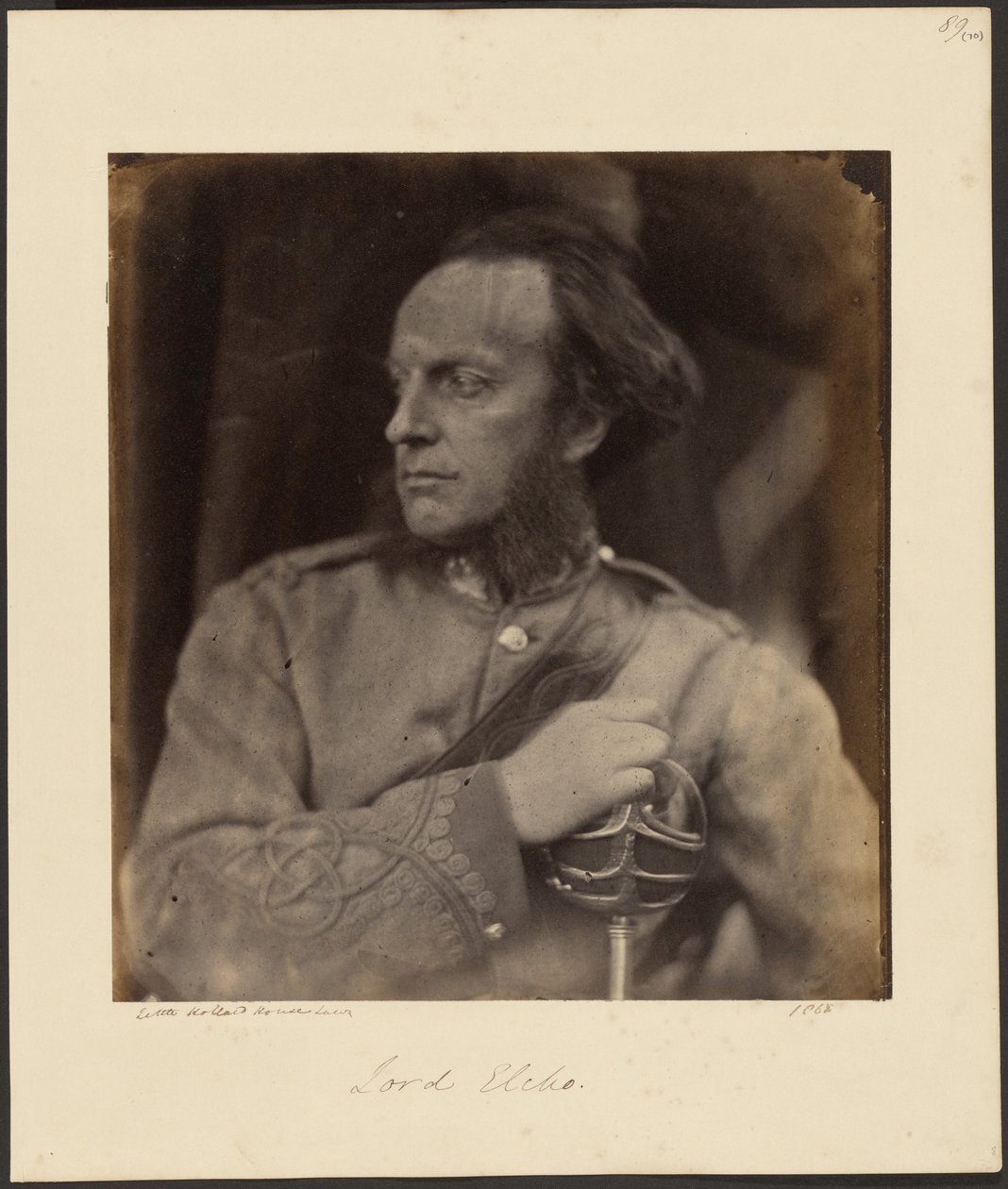 Lord Elcho av Julia Margaret Cameron