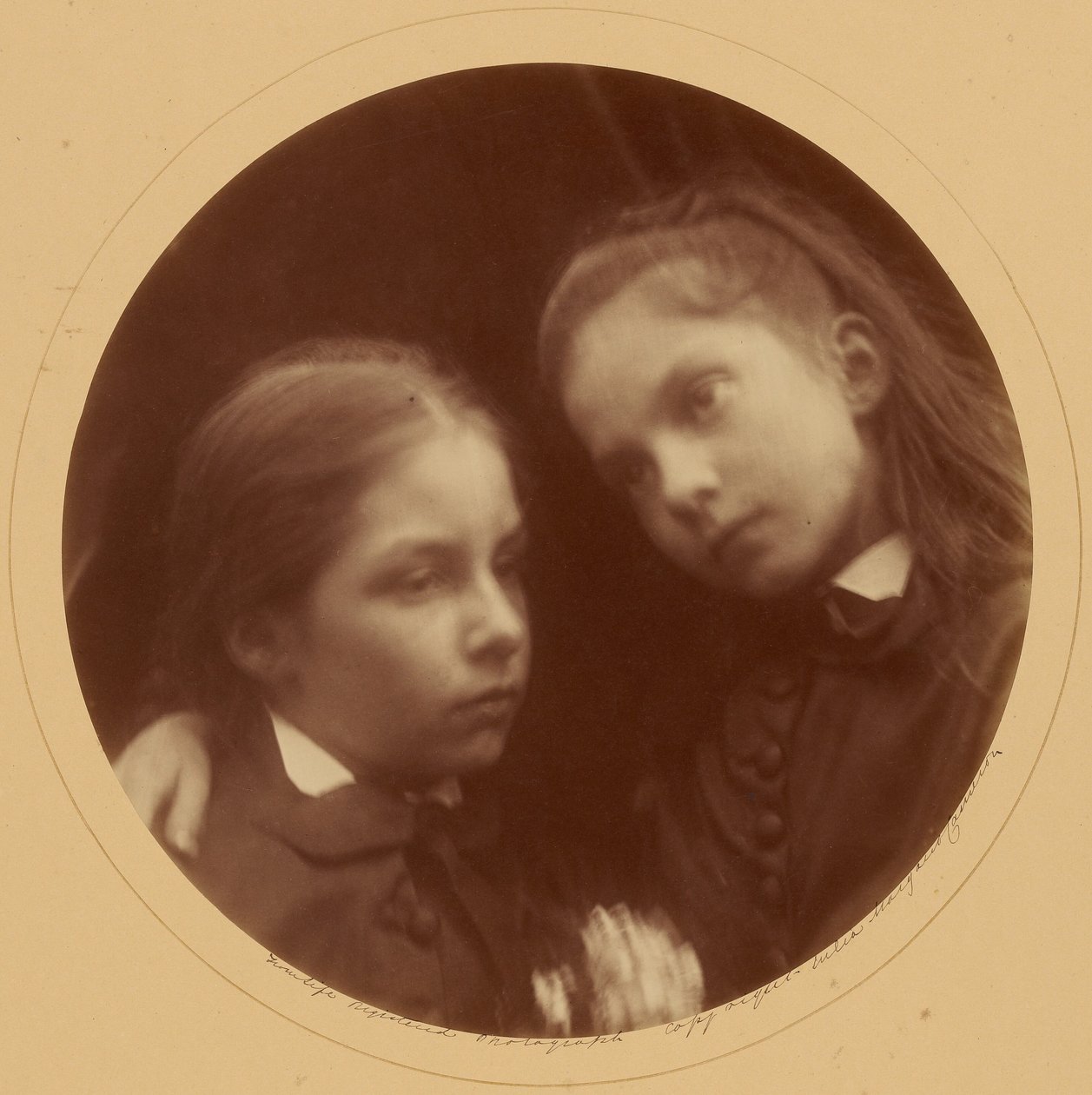 Margaret og Adeline Norman av Julia Margaret Cameron