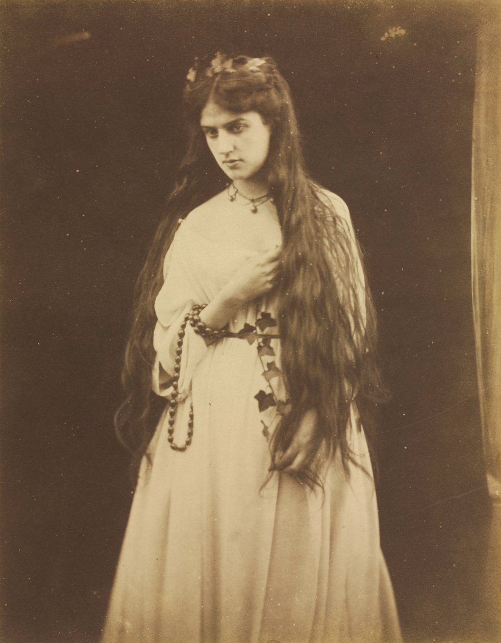 Mnemosyne Marie Spartali, 1844-1927, 1868. av Julia Margaret Cameron