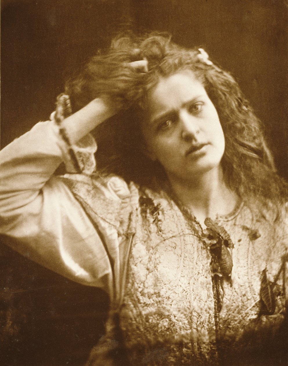 [Ofelia] av Julia Margaret Cameron