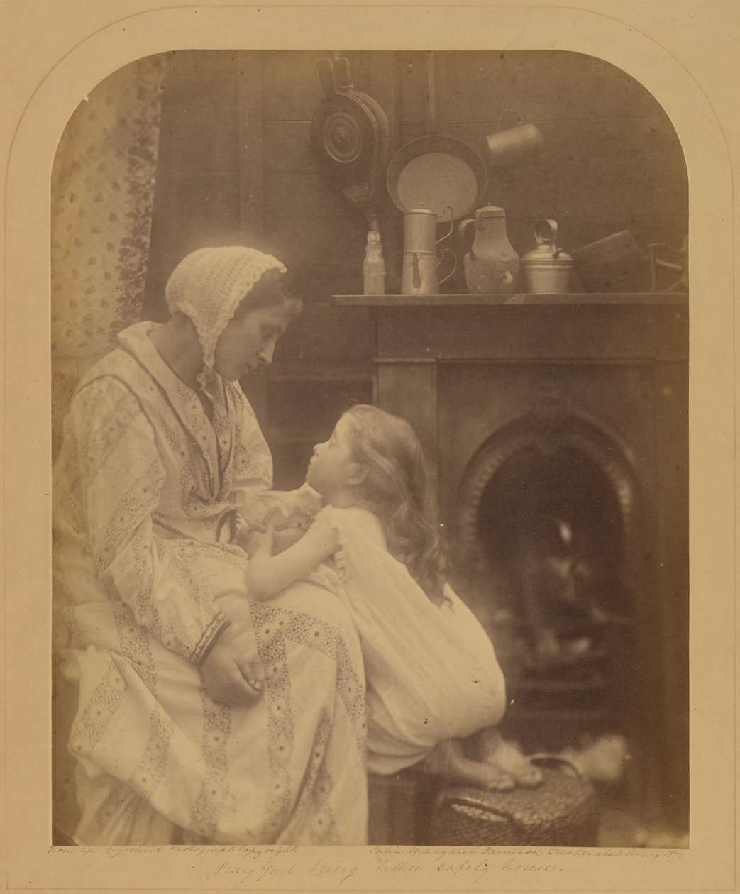 Be Gud om å bringe far trygt hjem av Julia Margaret Cameron