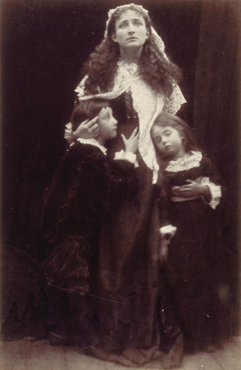 «Dronning Henrietta Maria og hennes barn» (Rachel og Laura Gurney) av Julia Margaret Cameron
