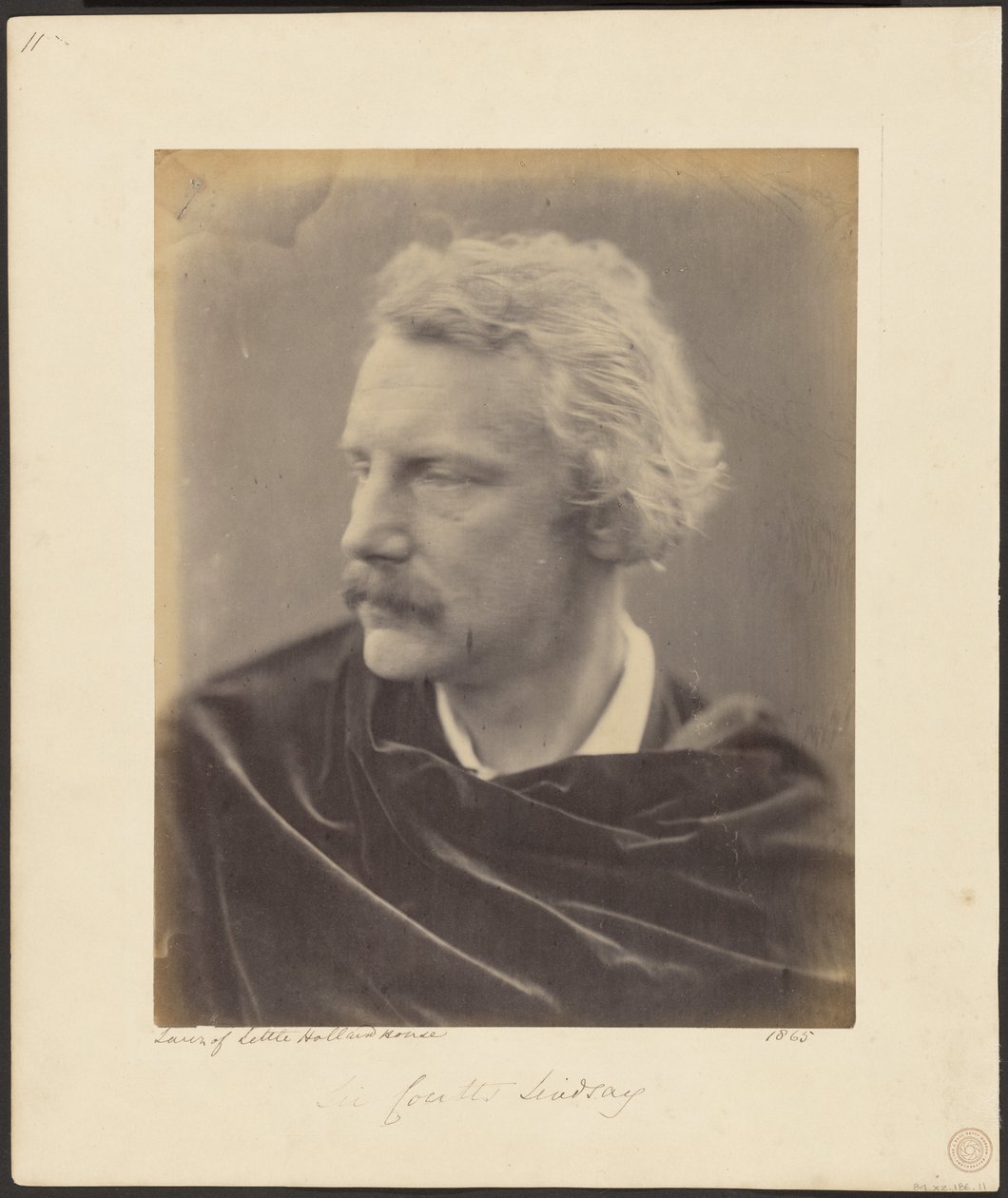 Sir Coutts Lindsay av Julia Margaret Cameron