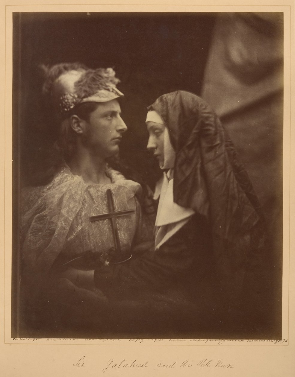 Sir Galahad og den bleke nonnen av Julia Margaret Cameron