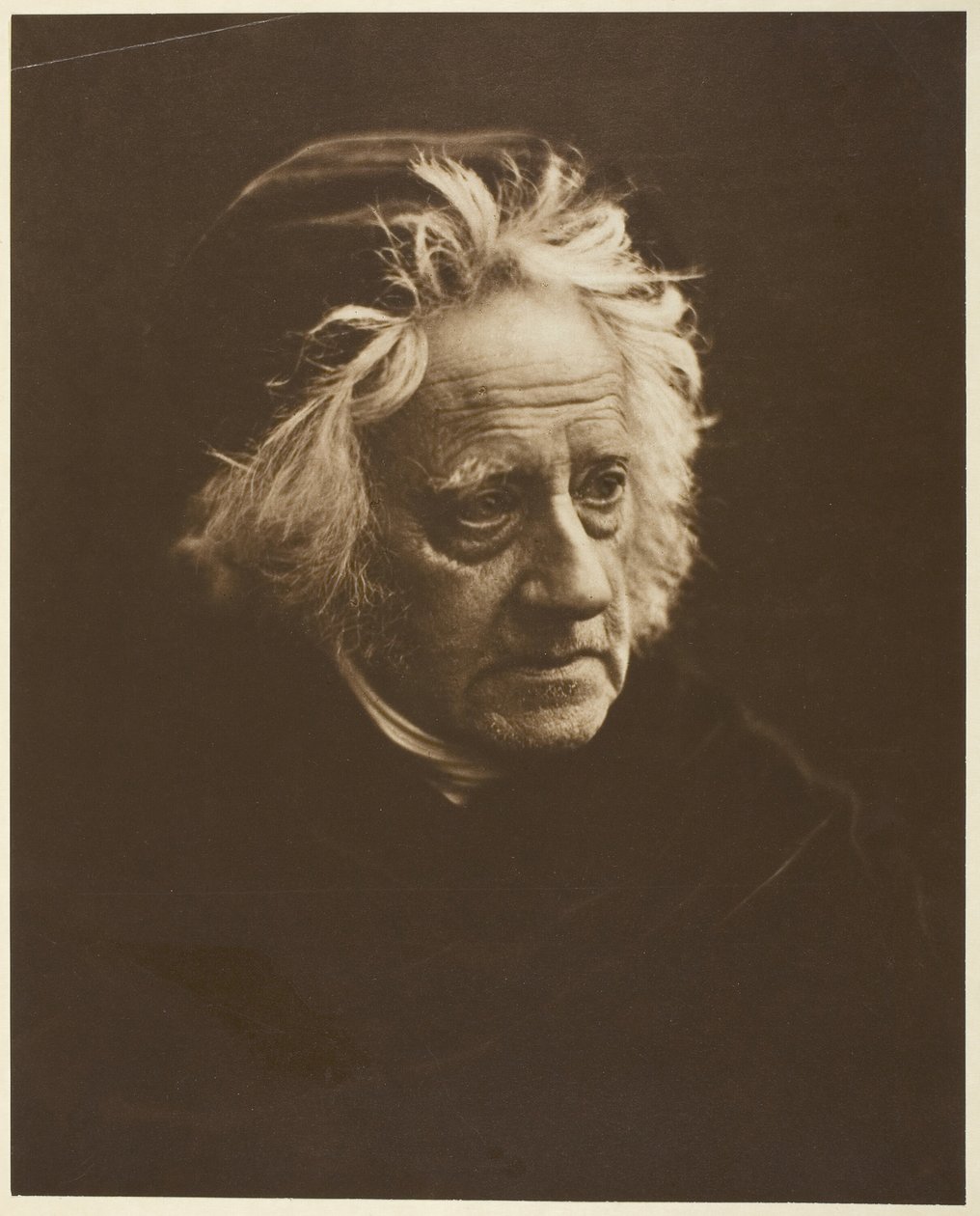 Sir John Herschel, 1867, trykt 1875. av Julia Margaret Cameron