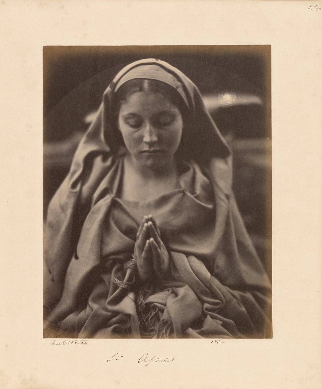 St. Agnes av Julia Margaret Cameron