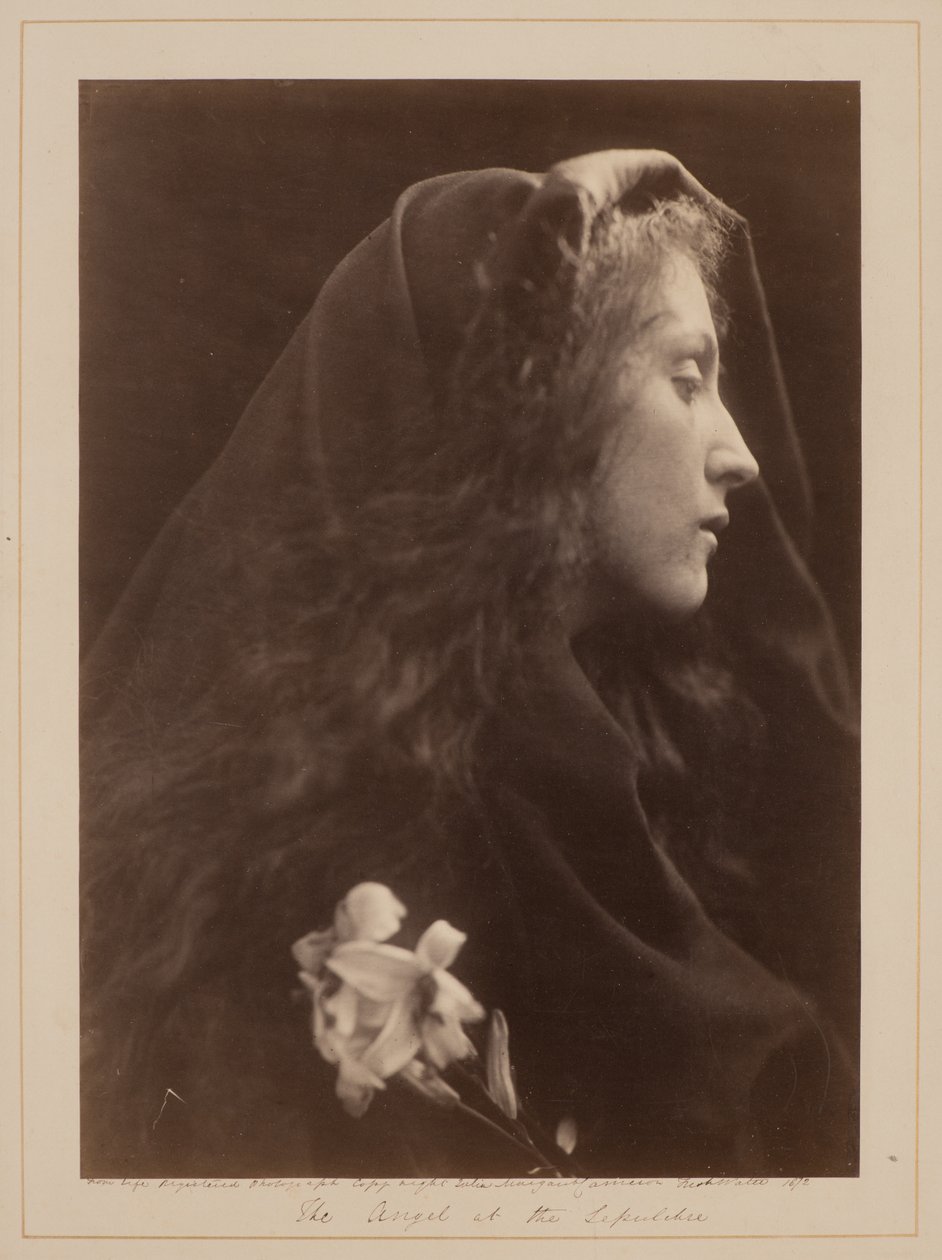 Engelen ved graven av Julia Margaret Cameron