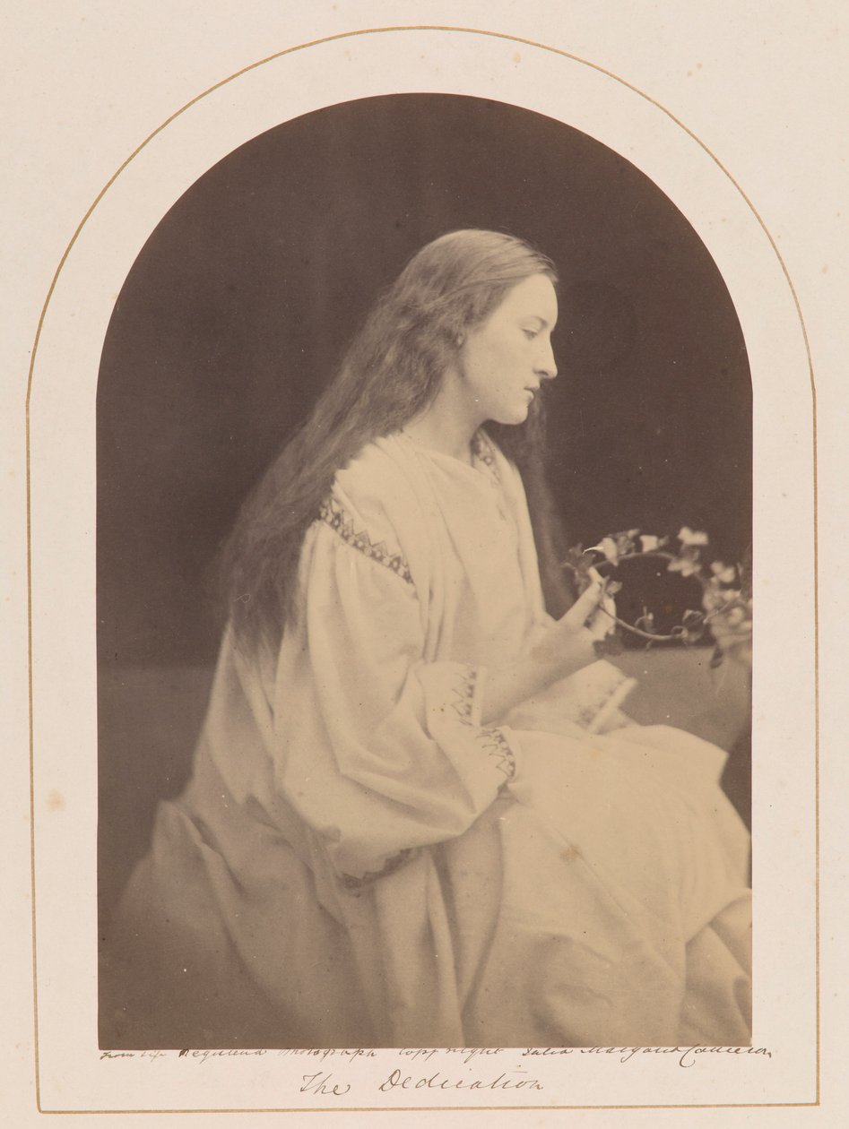 Dedikasjonen [Hattie Campbell] av Julia Margaret Cameron