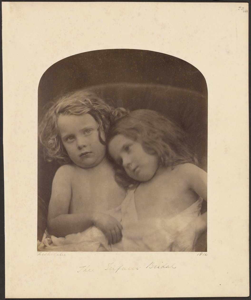 Spedbarnsbruden av Julia Margaret Cameron