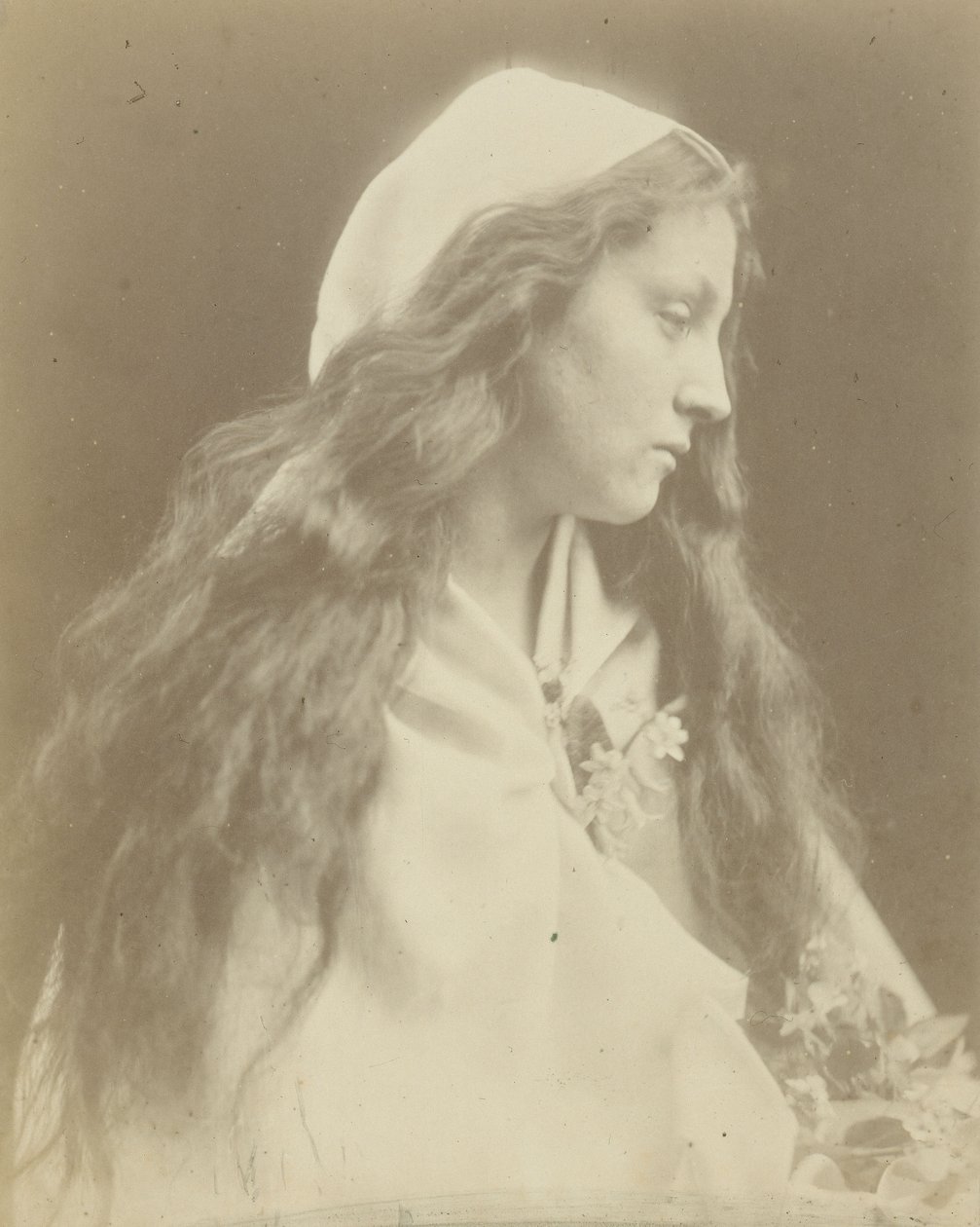 «Innsjøens frue» Mary Ann Hillier av Julia Margaret Cameron