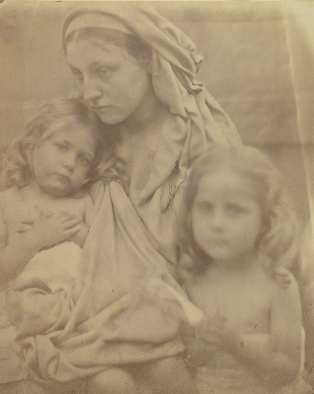 Den ettertenksomme madonnaen, 1864. av Julia Margaret Cameron