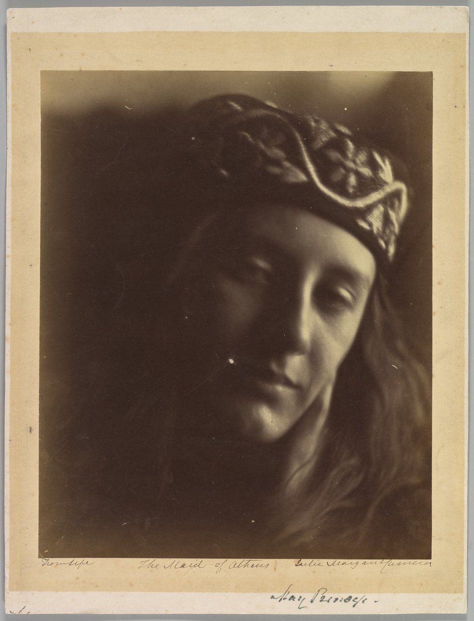 Piken fra Athen (May Prinsep) av Julia Margaret Cameron
