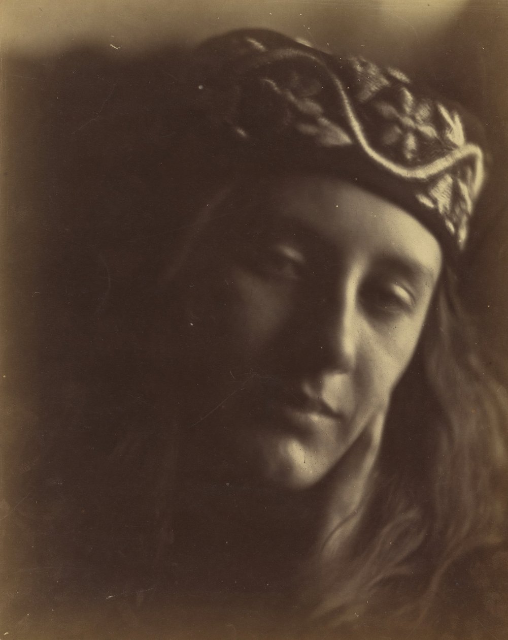 Hushjelpen i Athen May Prinsep, 1866. av Julia Margaret Cameron