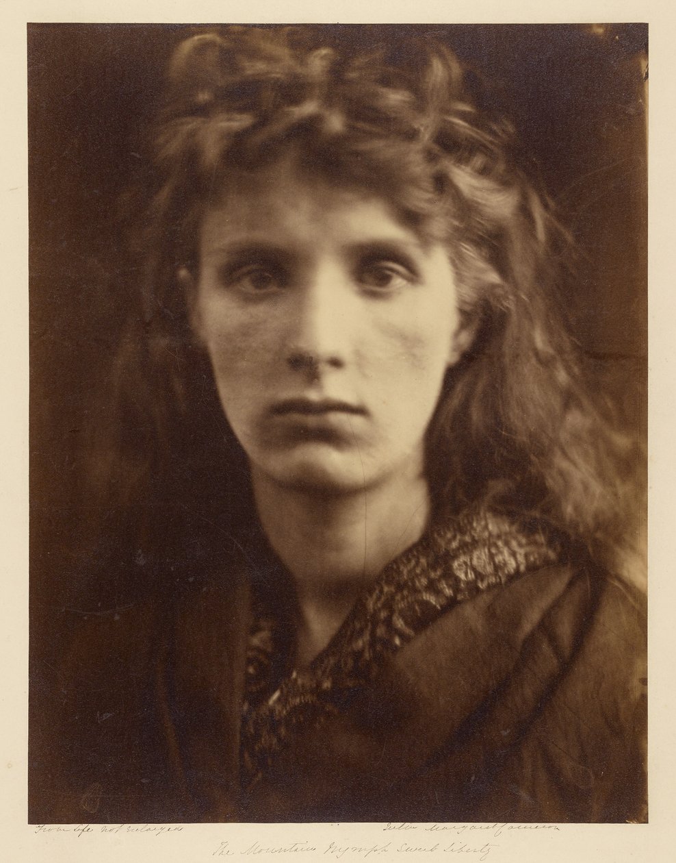 Fjellnymfen Søte frihet av Julia Margaret Cameron