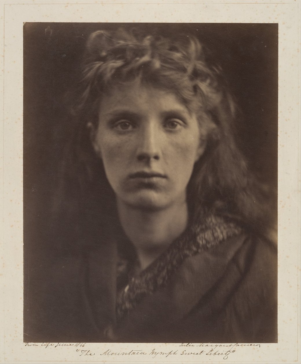 Fjellnymfen Søte frihet av Julia Margaret Cameron
