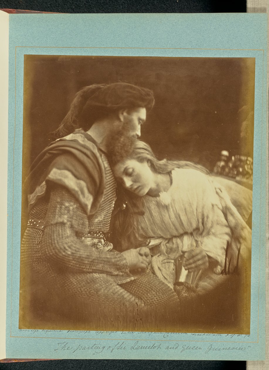 Sir Lancelots og dronning Guineveres avskjed av Julia Margaret Cameron