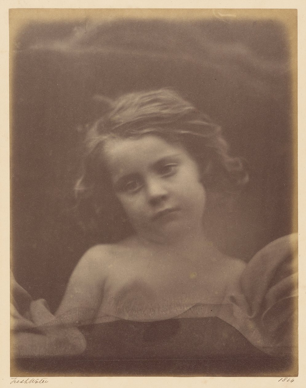 Den nedtegnende engelen av Julia Margaret Cameron