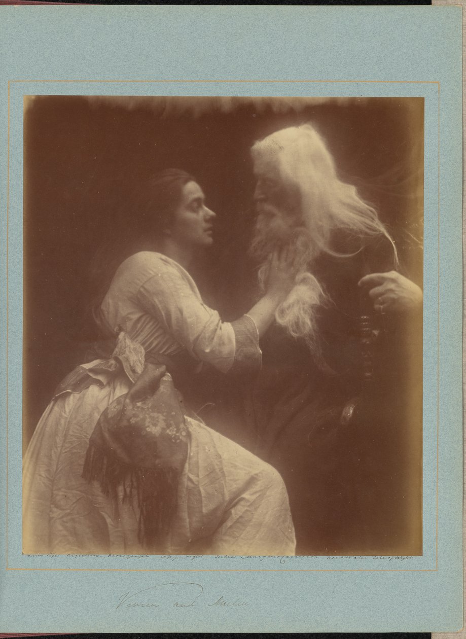 Vivien og Merlin av Julia Margaret Cameron