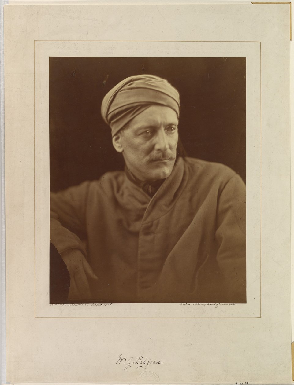 William Gifford Palgrave av Julia Margaret Cameron