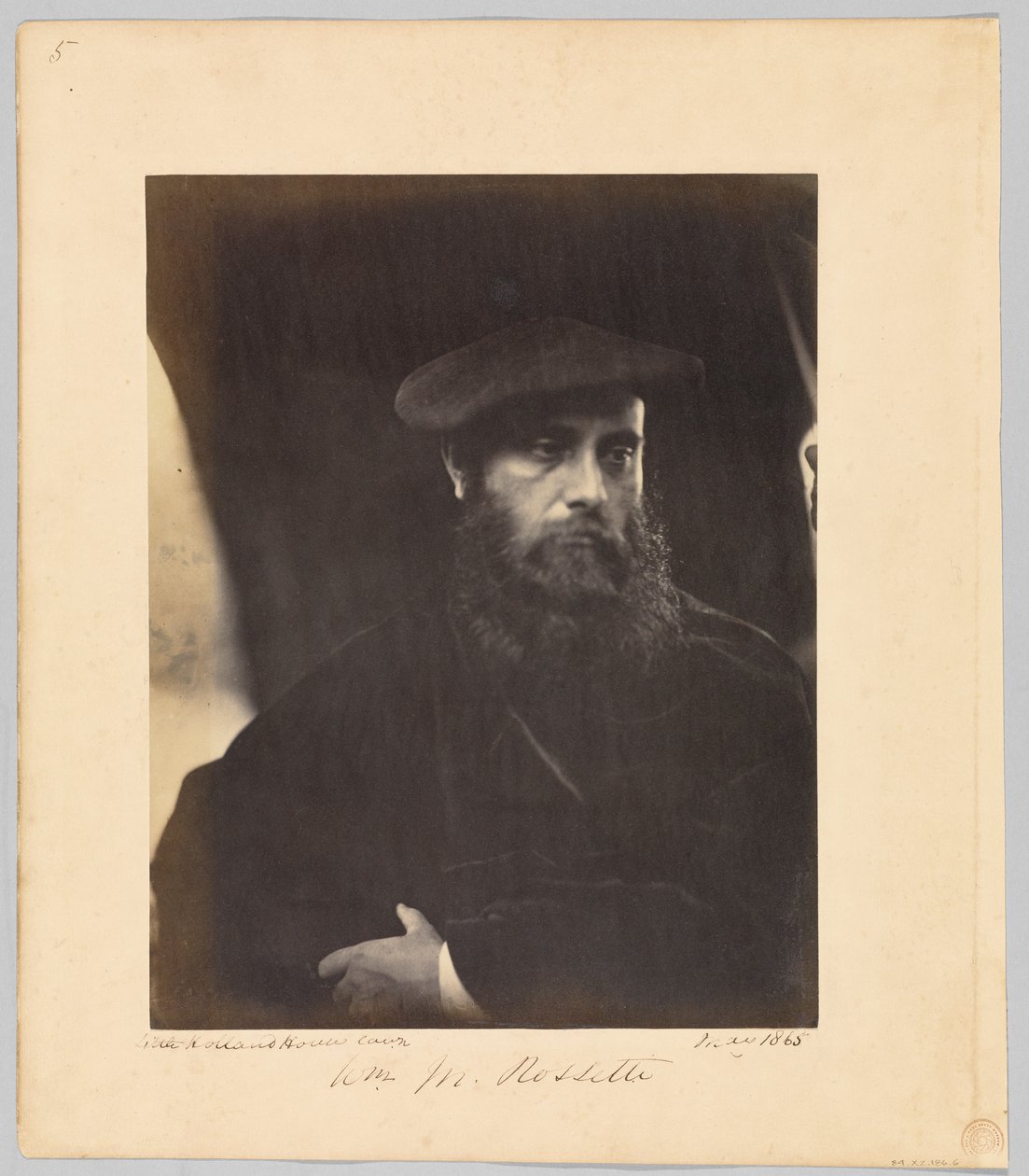 William M. Rossetti av Julia Margaret Cameron