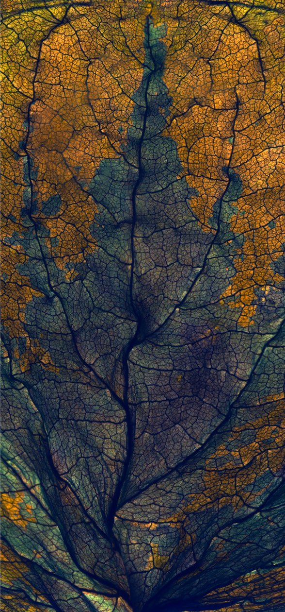 Coleus Window, 2008, (digitalt fotogram, digitalt originaltrykk) av Julia McLemore