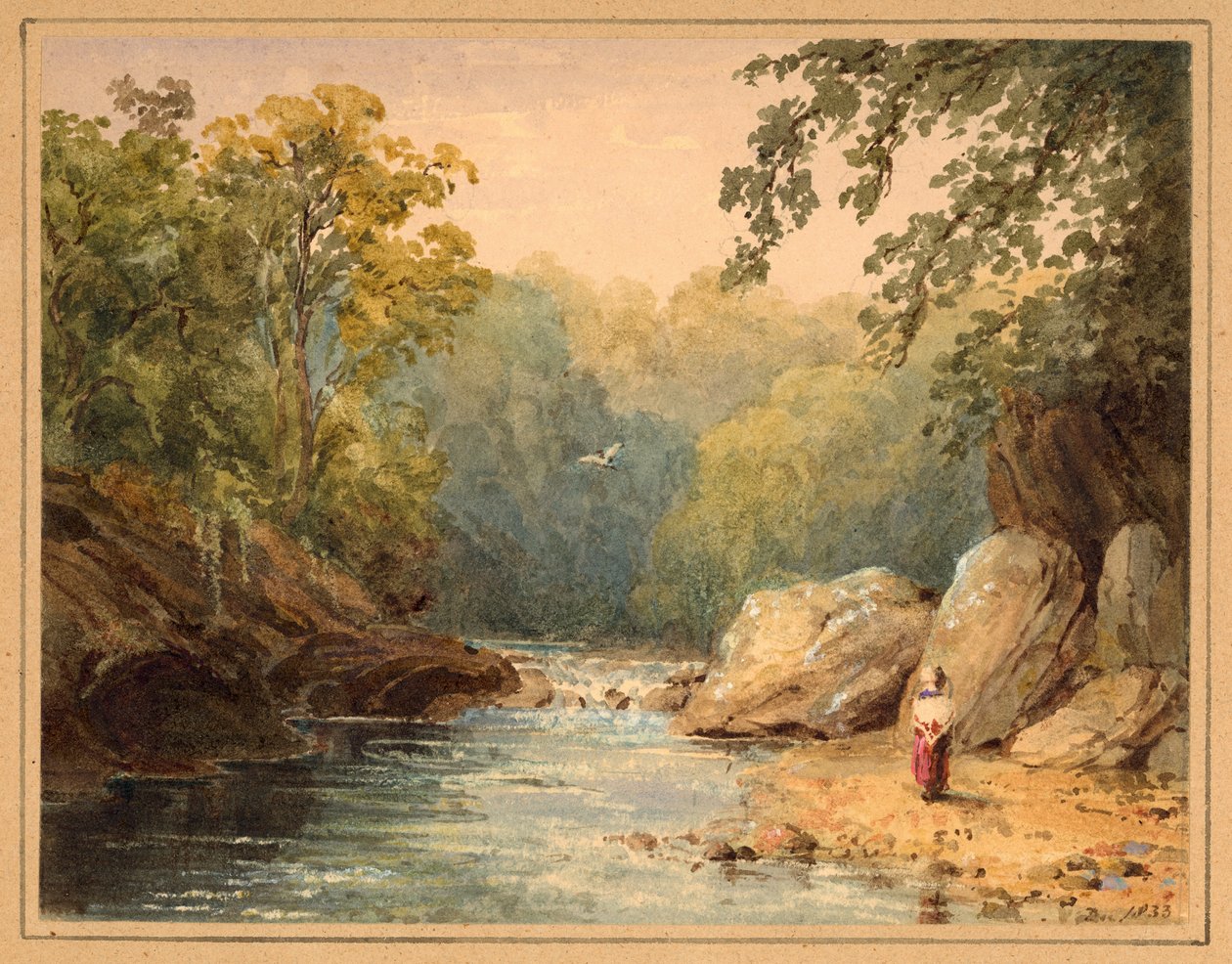 På Emmet Burn, på North Tyne av Julia Swinburne