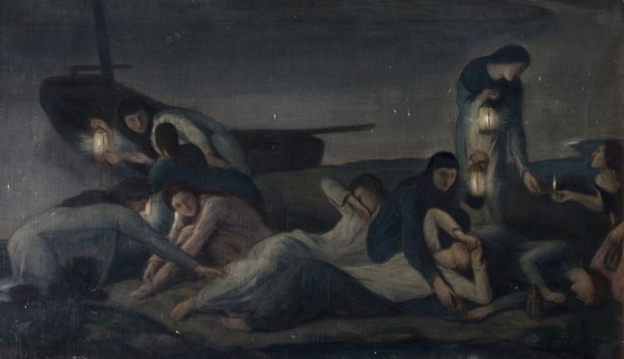 De kloke og tåpelige jomfruene, ca. 1920 av Julia Wedgewood