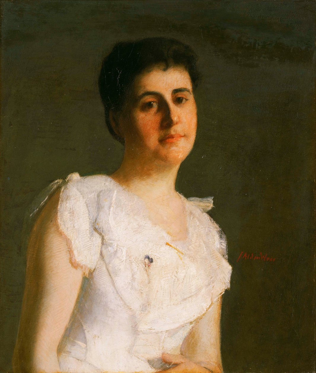 Frøken Edith Potter av Julian Alden Weir