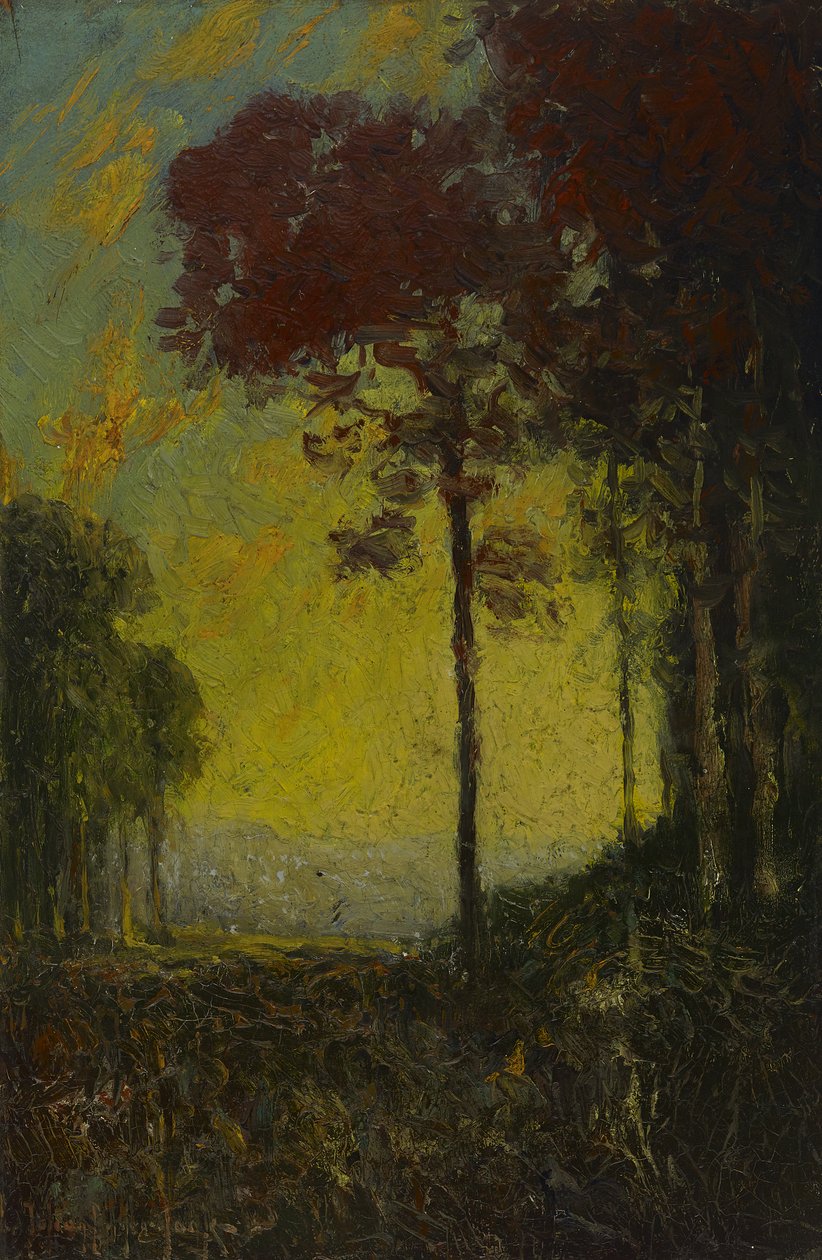 Høstsolnedgang, 1908 av Julian Onderdonk