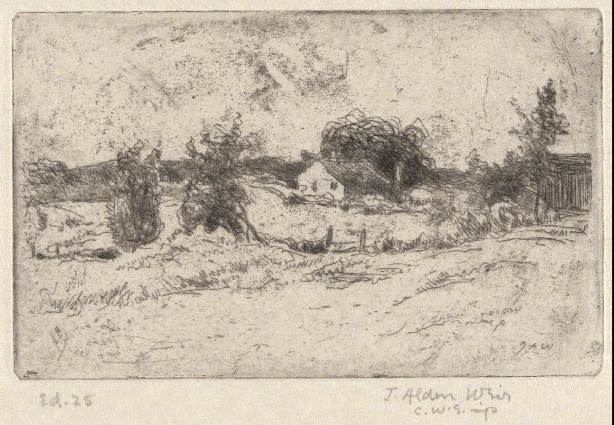 Gården av Julian Alden Weir