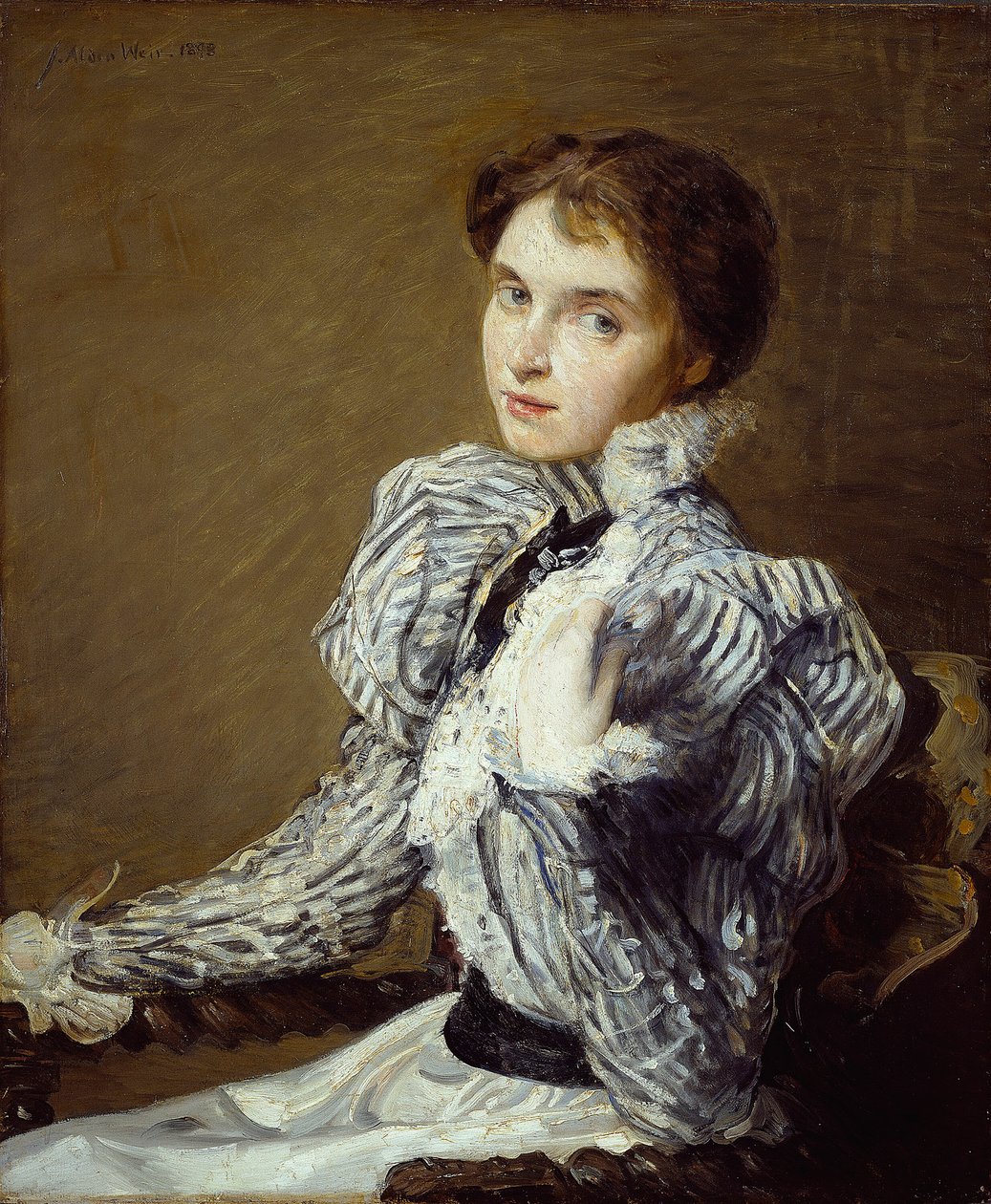 Den grå bodice av Julian Alden Weir