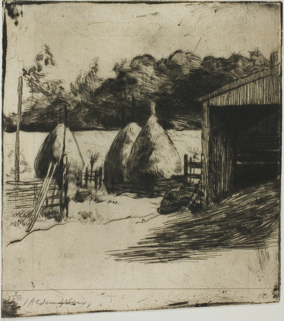 Høstakkene av Julian Alden Weir