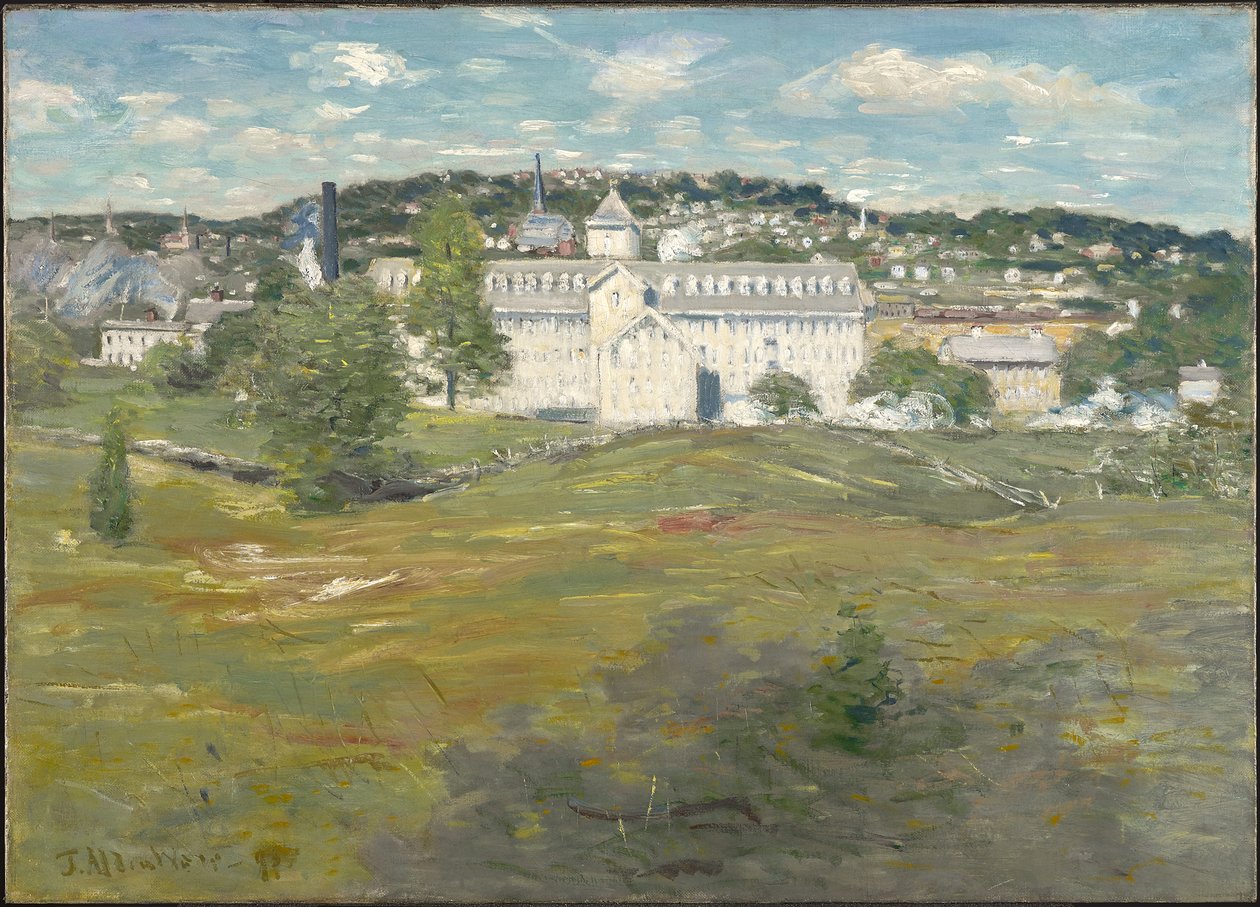 Willimantic trådfabrikk, 1893 av Julian Alden Weir